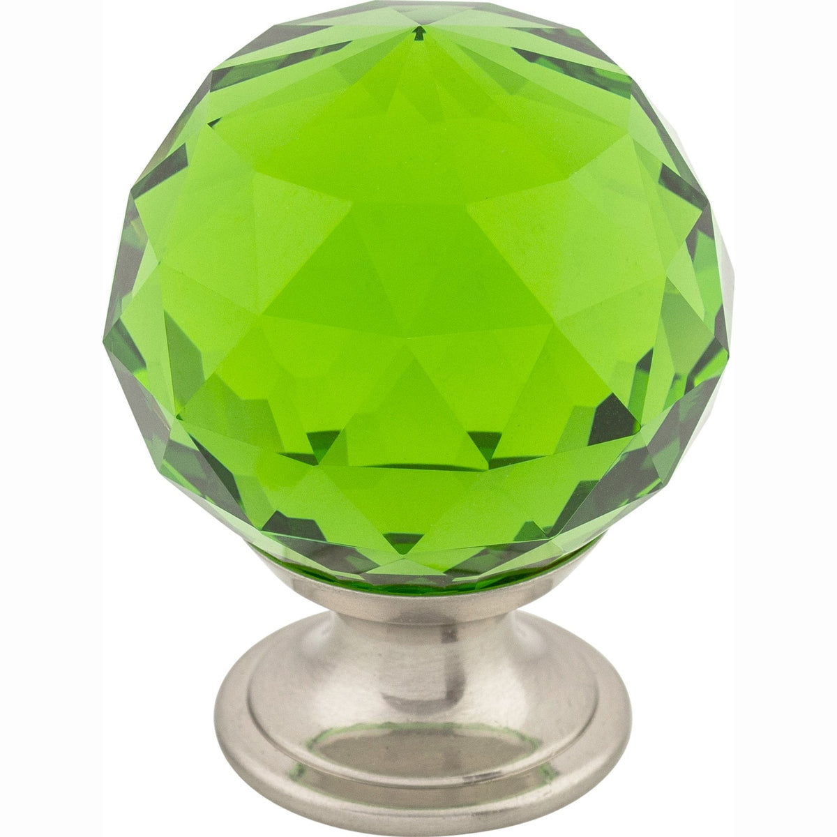 Top Knobs Green Crystal Series 1-3/8"L Knob, 