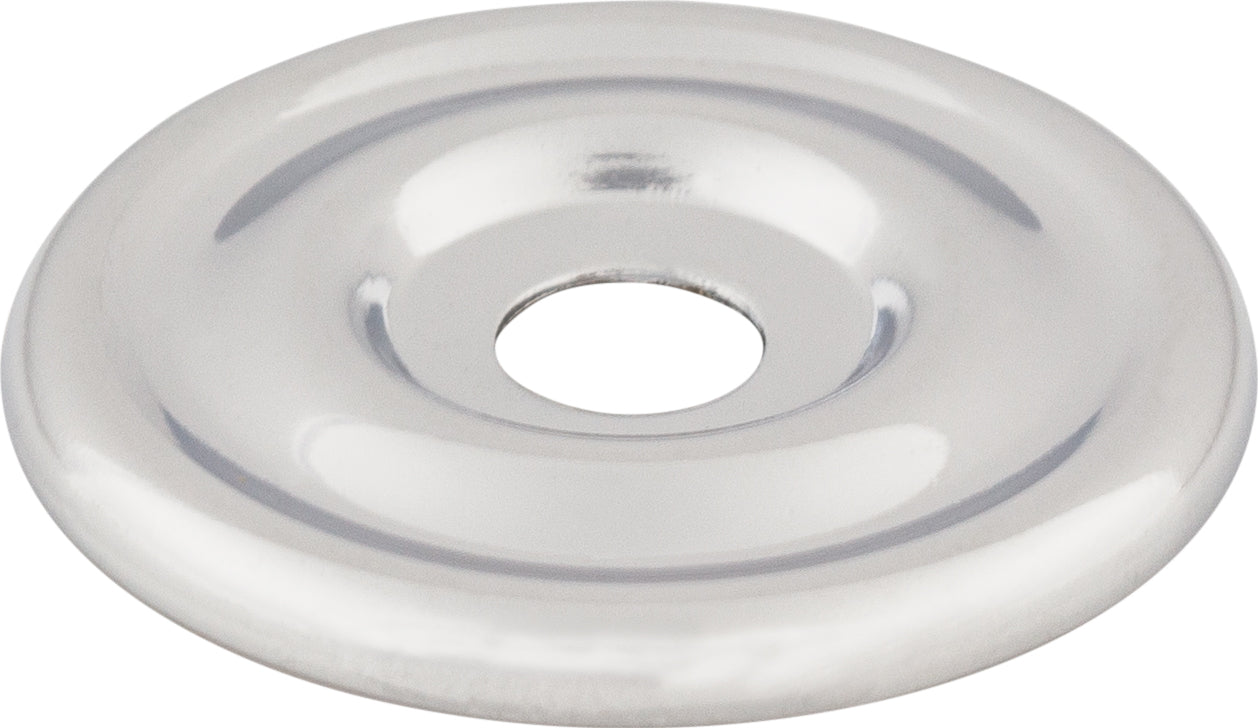 Top Knobs Brixton Series 1-3/8"L Backplate, Polished Chrome
