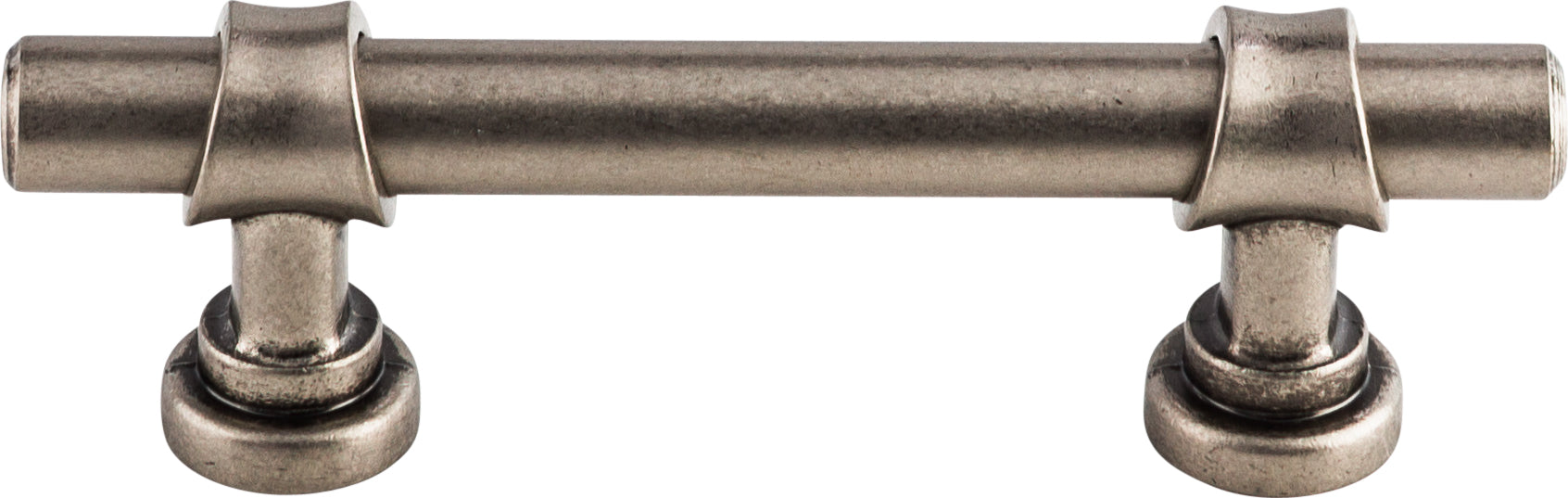 Top Knobs Bit Series 3"(76mm) CC Pull, Pewter Antique
