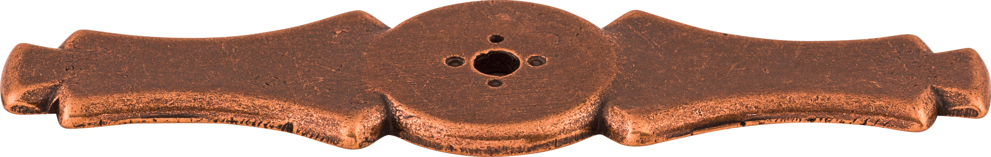 Top Knobs Celtic Series 3-5/8"L Backplate, Old English Copper