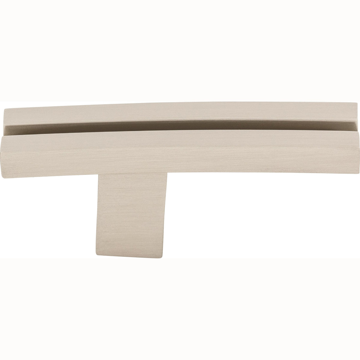 Top Knobs Inset Rail Series 2-5/8"L Knob, Brushed Satin Nickel