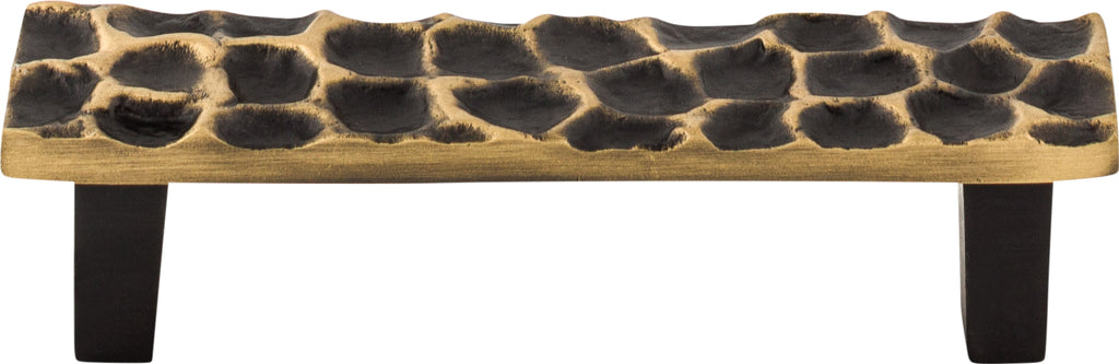 Top Knobs Cobblestone Series 3-3/4"(95mm) CC Pull, Brass Antique