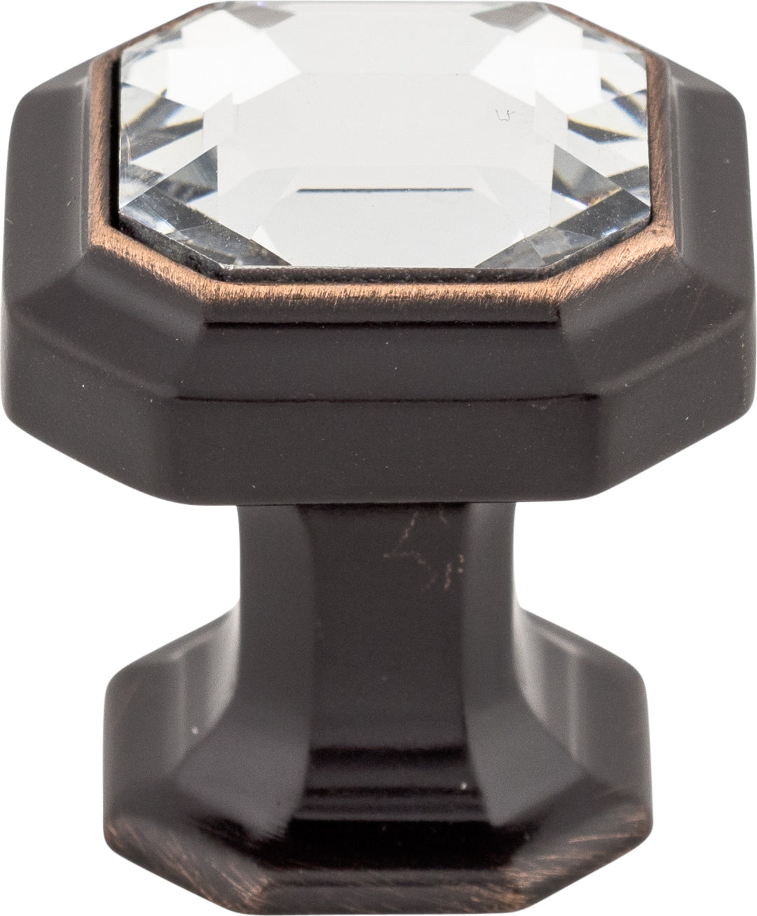 Top Knobs Crystal Emerald Series 1-1/8"L Knob, Tuscan Bronze