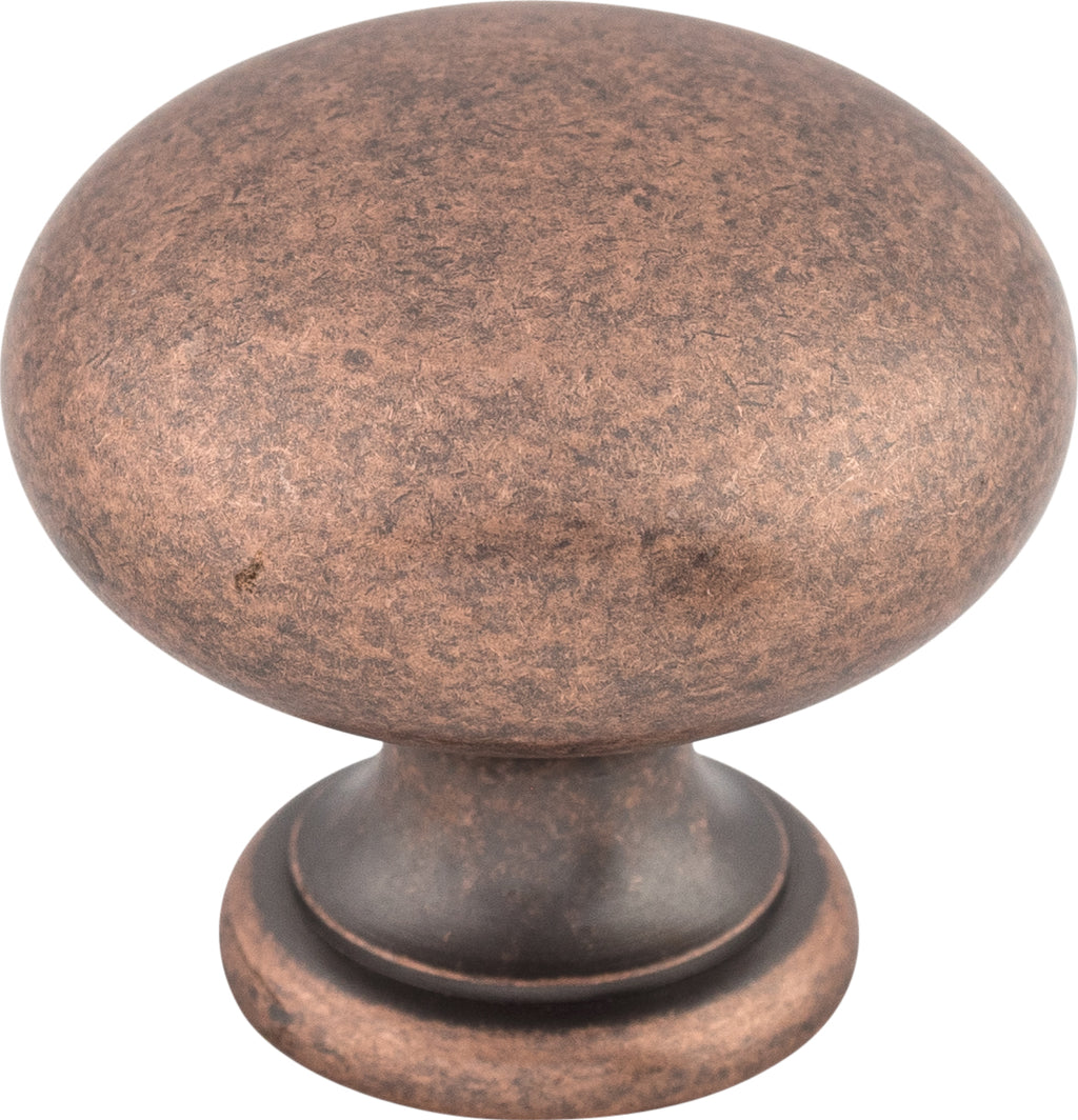 Top Knobs Mushroom Series 1-1/4"L Knob, Antique Copper
