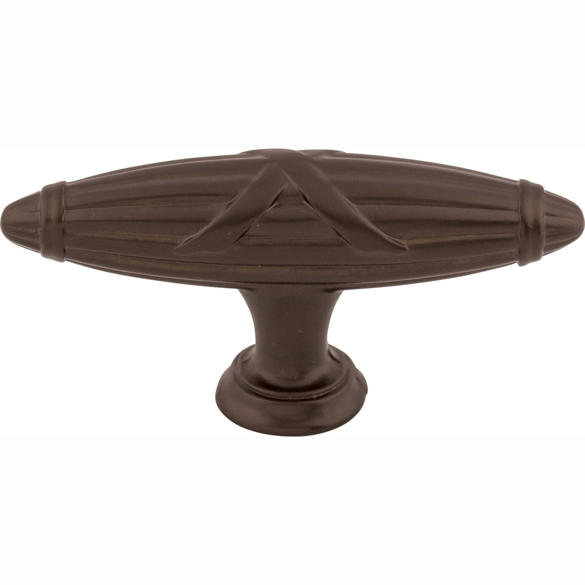 Top Knobs Ribbon & Reed Series 2-3/4"L T-Pull, Oil Rubbed Bronze