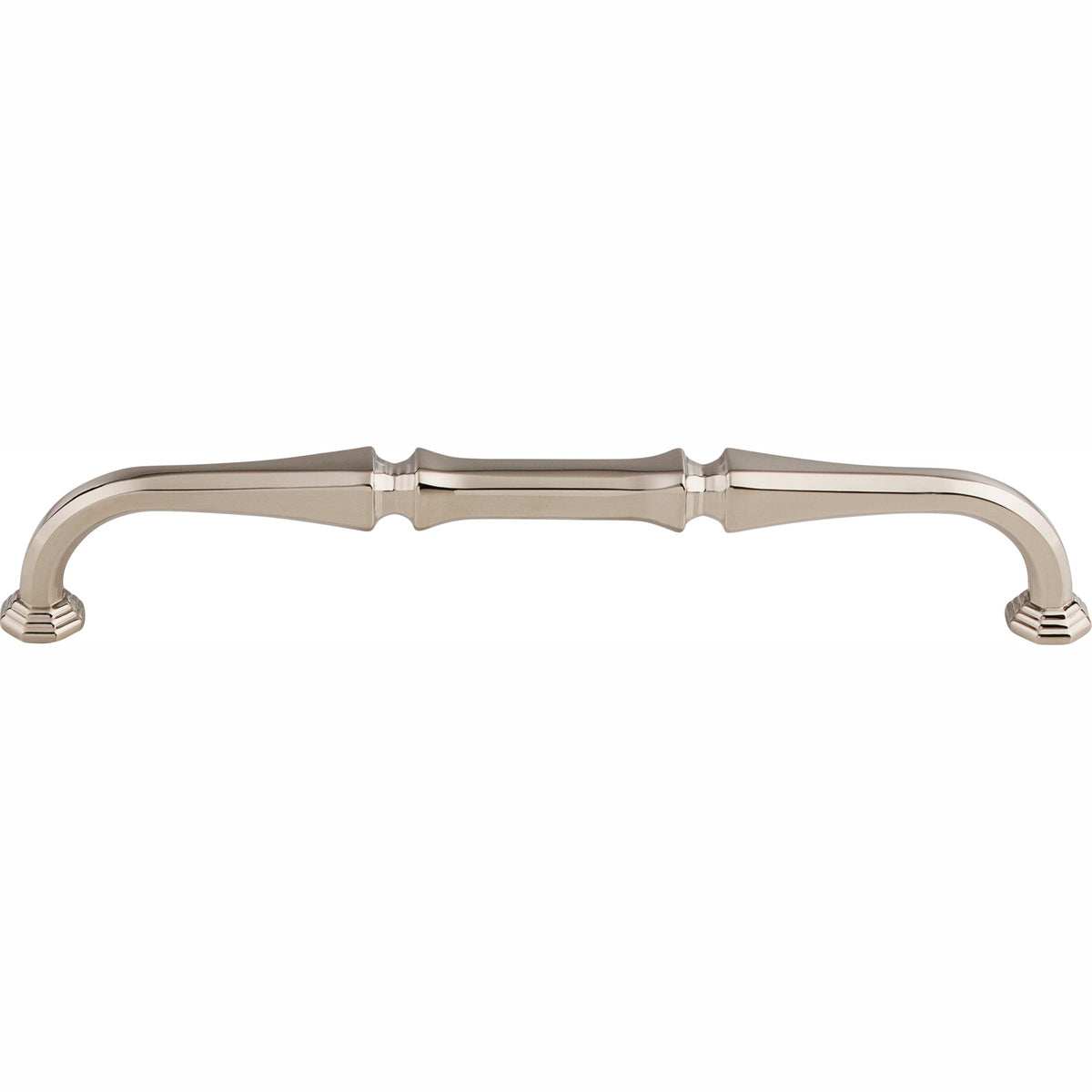 Top Knobs Chalet Series 7"(178mm) CC Pull, Polished Nickel