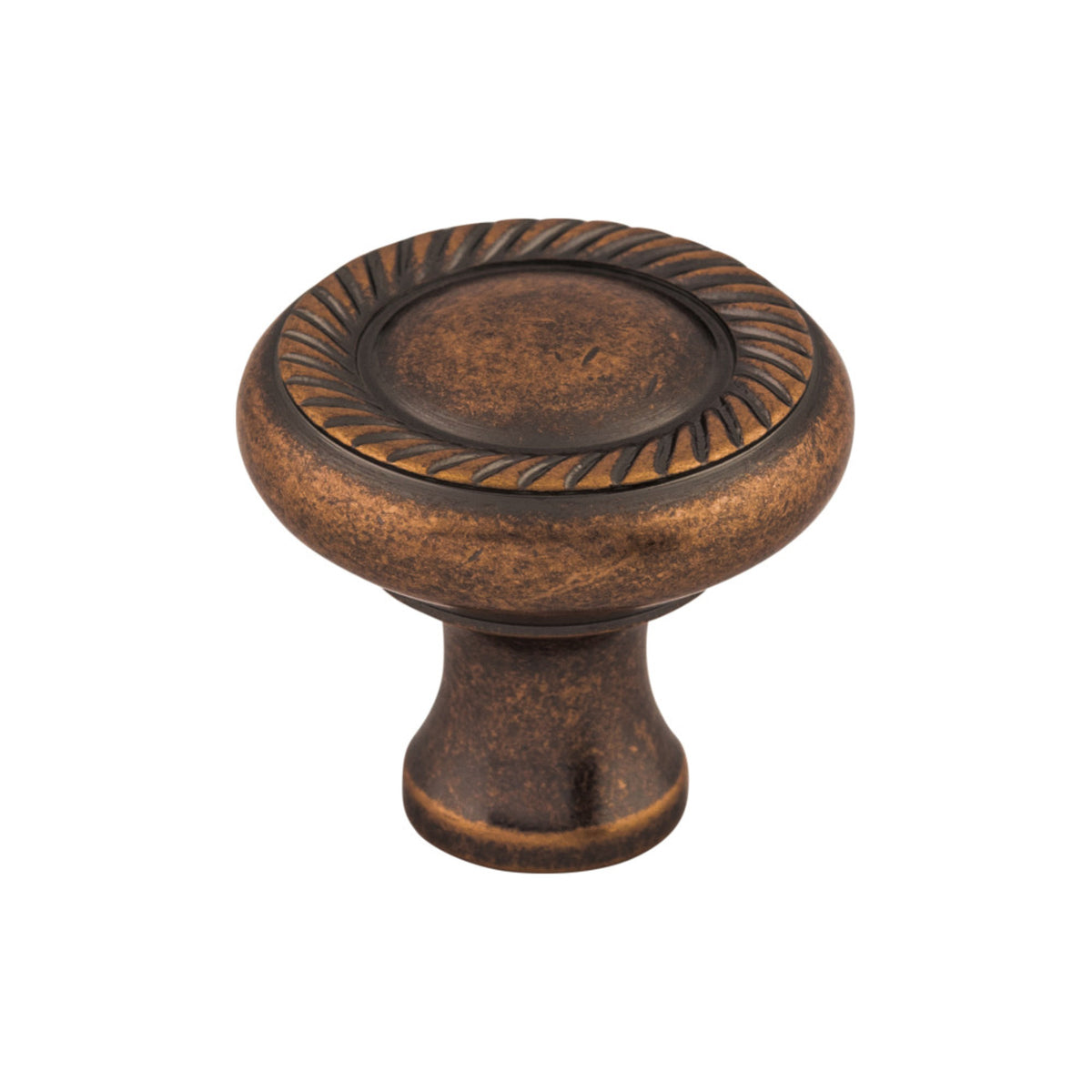 Swirl Cut 1 1/4" Diameter Round Knob