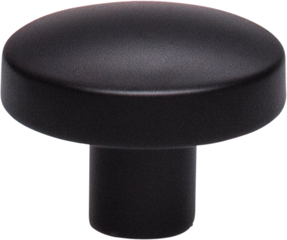 Top Knobs Hillmont Series 1-3/8"L Knob, Flat Black