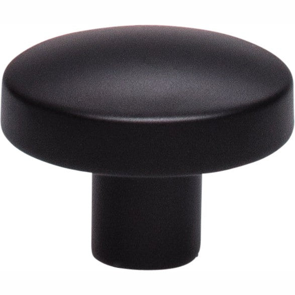 Top Knobs Hillmont Series 1-3/8"L Knob, Flat Black