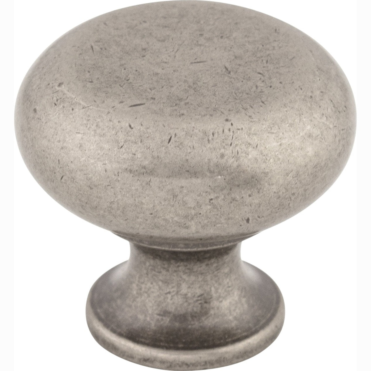 Top Knobs Flat Series 1-1/4"L Knob, Pewter Antique