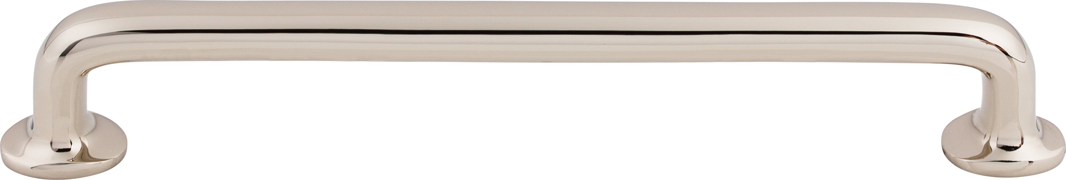 Top Knobs Aspen II Rounded Series 9"(229mm) CC Pull, Polished Nickel