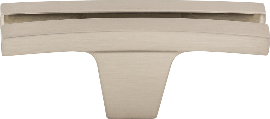 Top Knobs Flared Series 2-5/8"L Knob, Brushed Satin Nickel