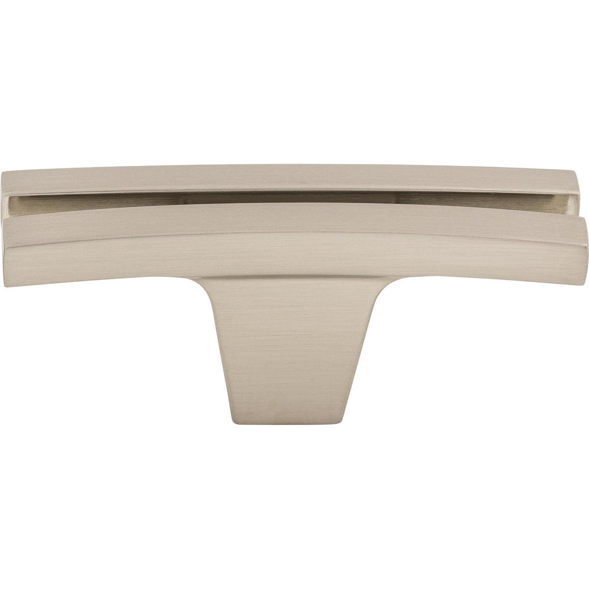 Top Knobs Flared Series 2-5/8"L Knob, Brushed Satin Nickel