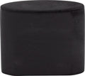 Top Knobs Oval Slot Series 1-1/4"L Knob, Flat Black