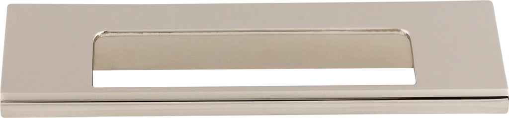 Top Knobs Europa Series 3-3/4"(95mm) CC Cut Out Tab Pull, Polished Nickel
