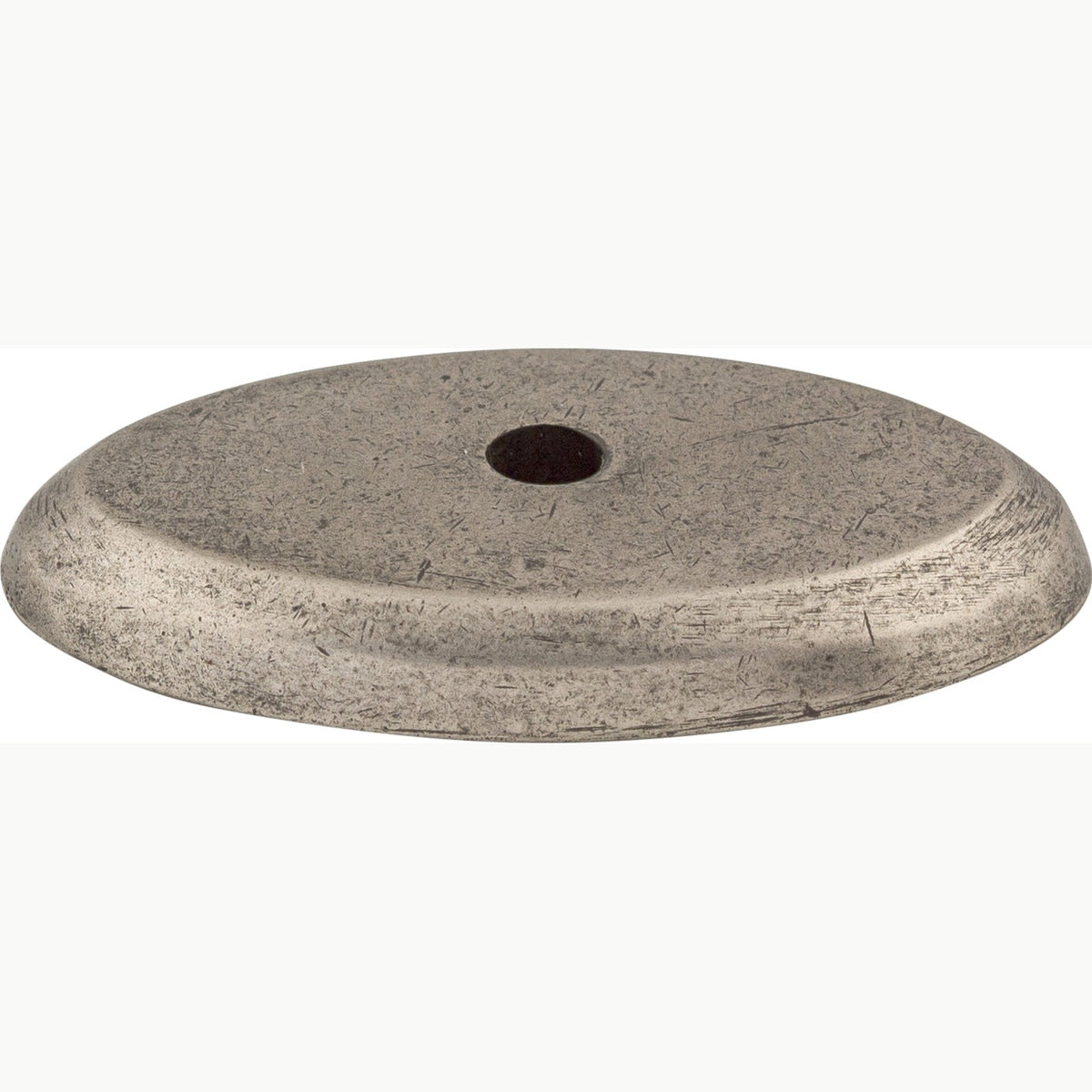 Top Knobs Aspen Backplates Series 1-1/2"L Oval, Silicon Bronze Light