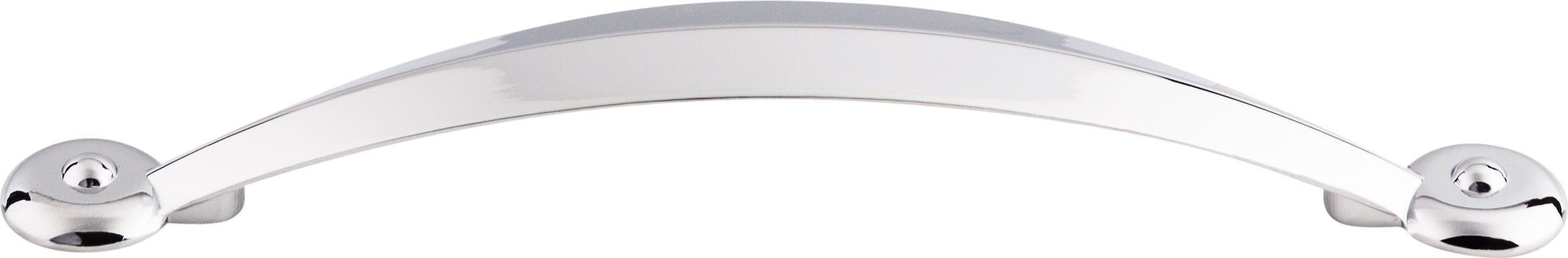 Top Knobs Angle Series 5-1/16"(128mm) CC Pull, Polished Chrome