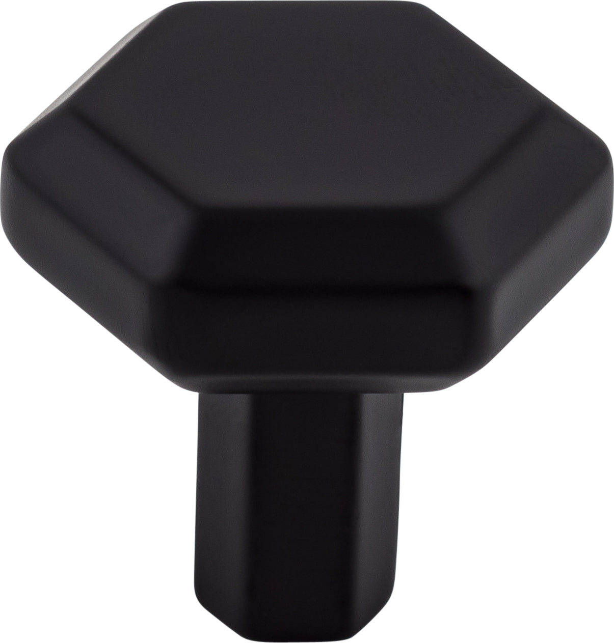 Top Knobs Lydia Series 1-1/8"L Knob, Flat Black