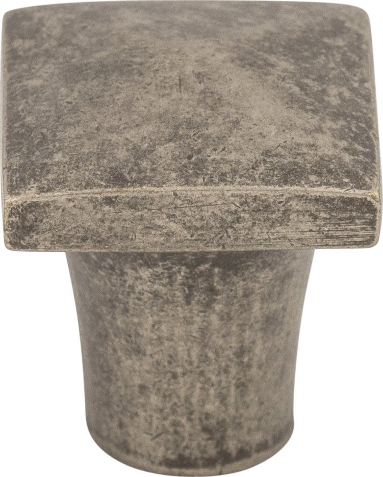 Top Knobs Aspen Square Series 3/4"L Knob, Silicon Bronze Light