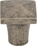 Top Knobs Aspen Square Series 3/4"L Knob, Silicon Bronze Light