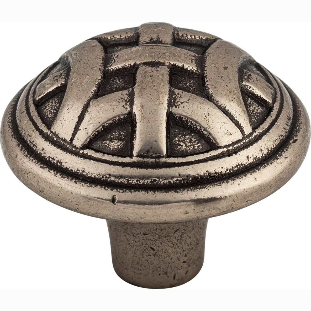 Top Knobs Celtic Series 1-1/4"L Knob, Pewter Antique