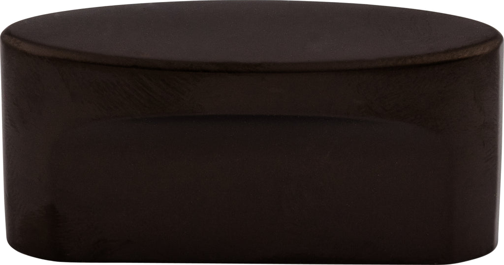 Top Knobs Oval Slot Series 2-1/4"L Knob, Oil Rubbed Bronze