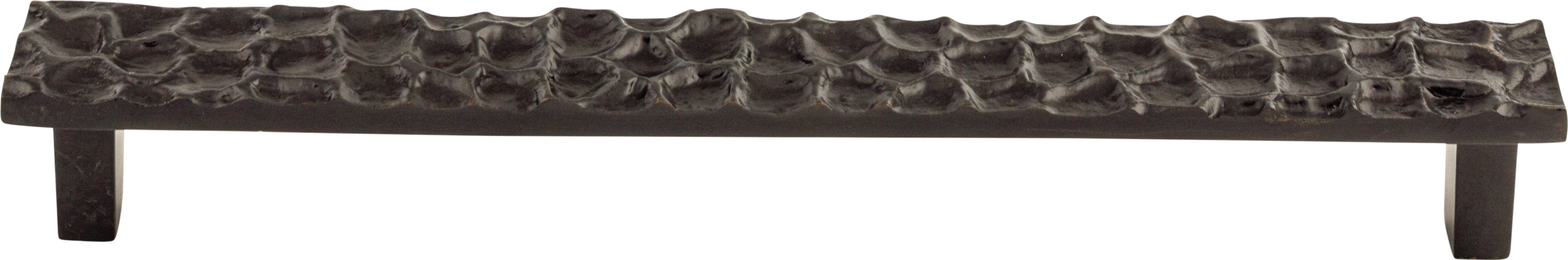 Top Knobs Cobblestone Series 8-13/16"(223mm) CC Pull, Coal Black
