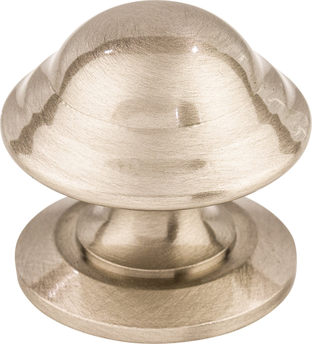Top Knobs Empress Series 1-3/8"L Knob, Brushed Satin Nickel