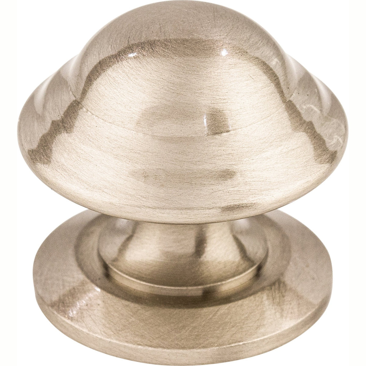 Top Knobs Empress Series 1-3/8"L Knob, Brushed Satin Nickel