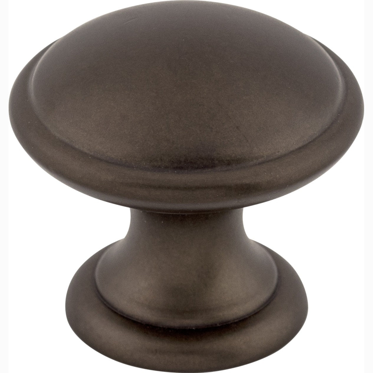 Top Knobs Rounded Series 1-1/4"L Knob, Oil Rubbed Bronze