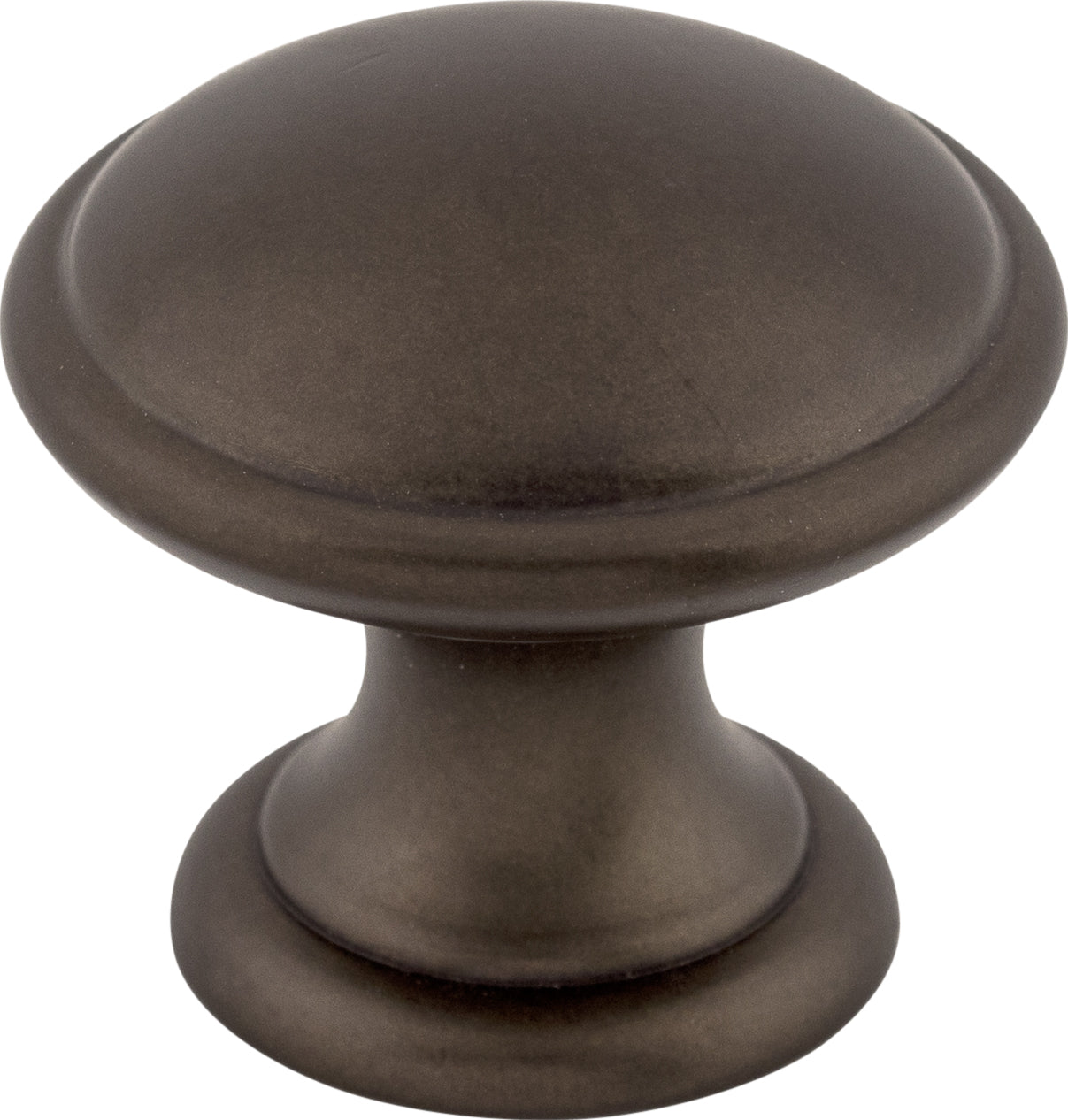 Top Knobs Rounded Series 1-1/4"L Knob, Oil Rubbed Bronze