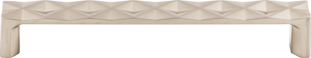 Top Knobs Quilted Series 6-5/16"(160mm) CC Pull, Brushed Satin Nickel