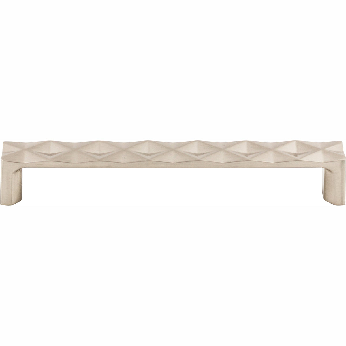 Top Knobs Quilted Series 6-5/16"(160mm) CC Pull, Brushed Satin Nickel