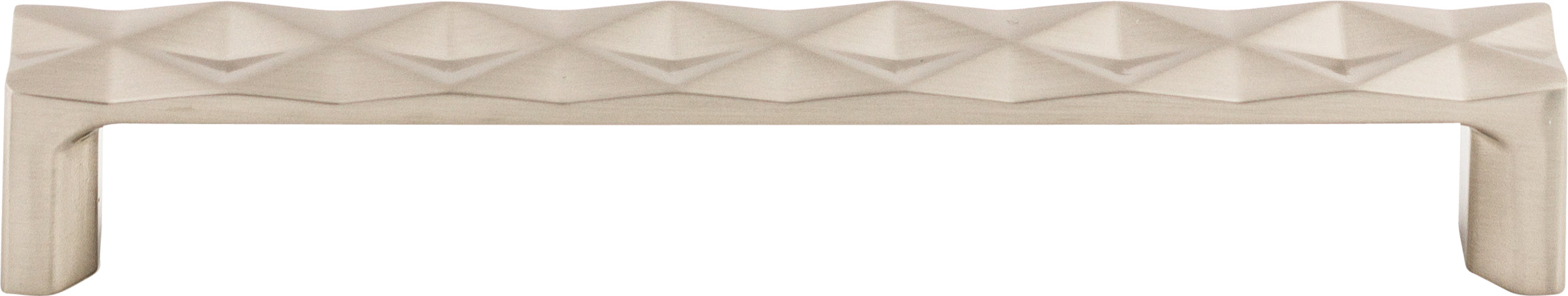Top Knobs Quilted Series 6-5/16"(160mm) CC Pull, Brushed Satin Nickel