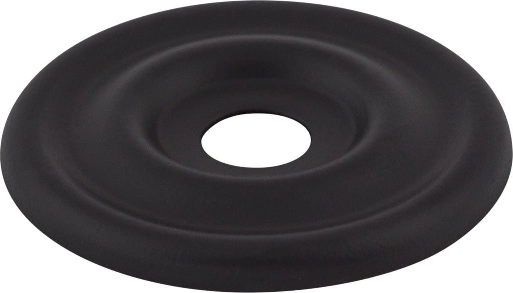Top Knobs Brixton Series 1-3/8"L Backplate, Flat Black