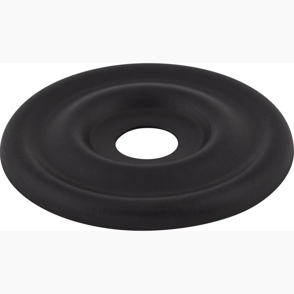 Top Knobs Brixton Series 1-3/8"L Backplate, Flat Black