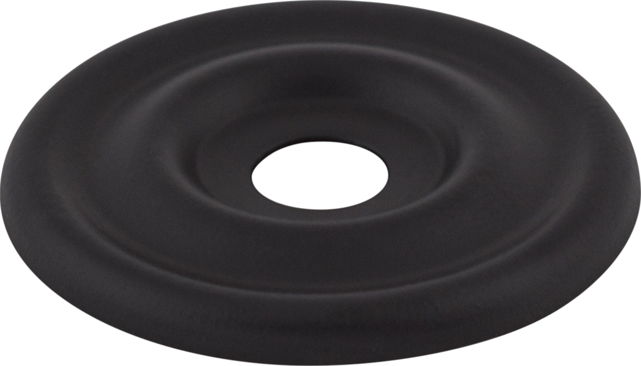 Top Knobs Brixton Series 1-3/8"L Backplate, Flat Black