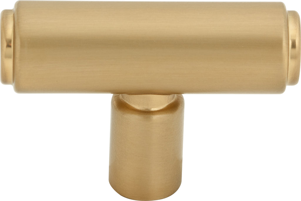 Top Knobs Clarence Series 2"L T-Knob, Honey Bronze