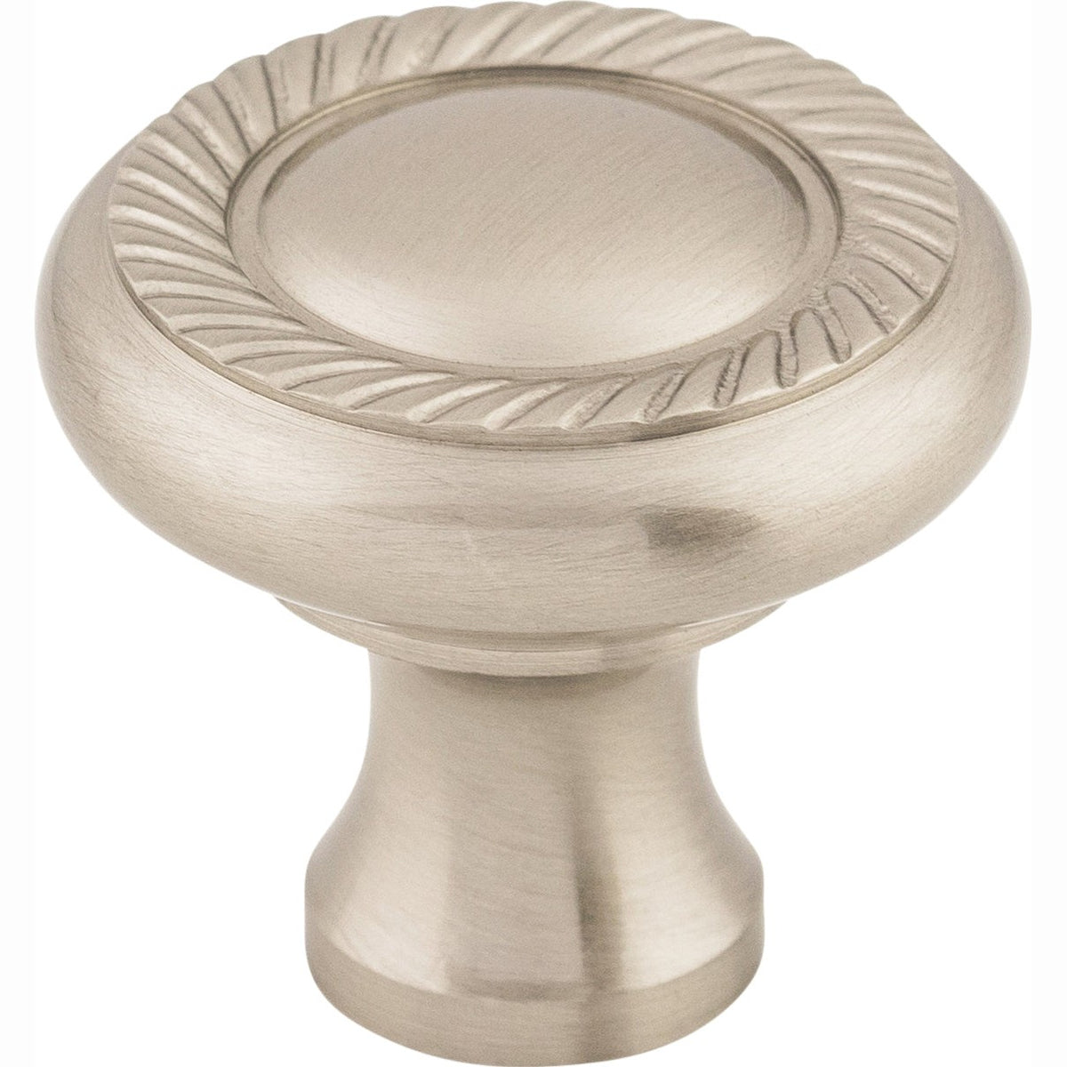 Top Knobs Swirl Series 1-1/4"L Knob, Brushed Satin Nickel