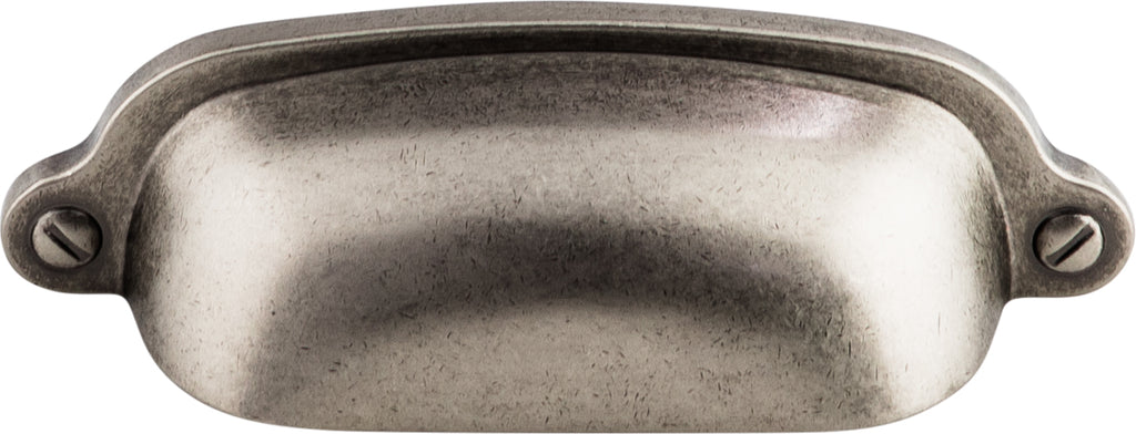Top Knobs Charlotte Series 2-9/16"(65mm) CC Cup Pull, Pewter Antique