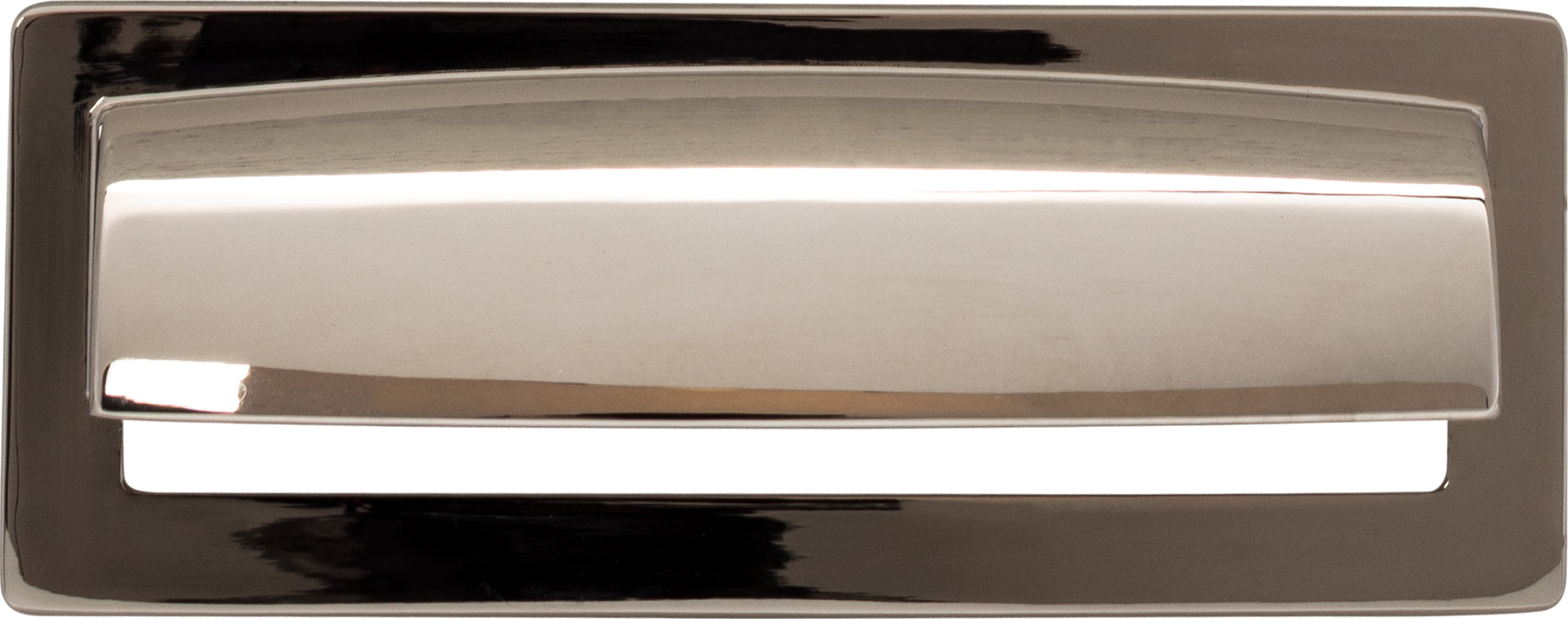 Top Knobs Hollin Series 3-3/4"(95mm) CC Cup Pull, Polished Nickel