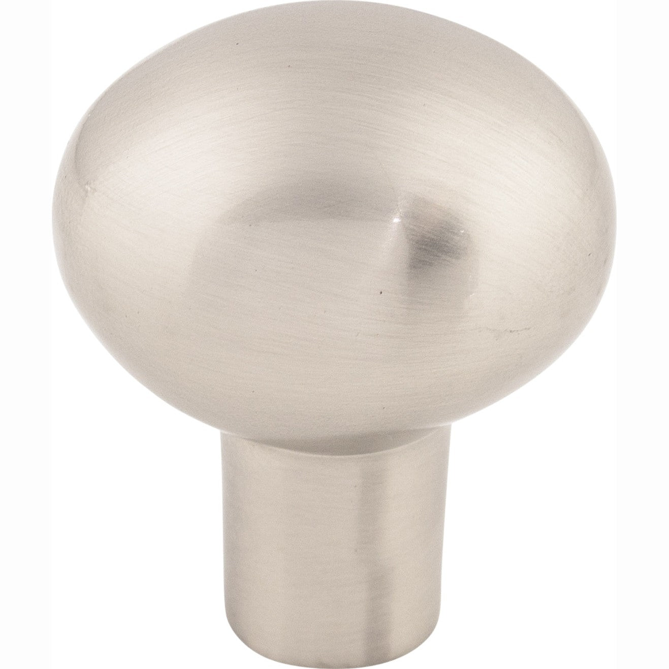Top Knobs Aspen II Egg Series 1-3/16"L Egg Knob, Brushed Satin Nickel