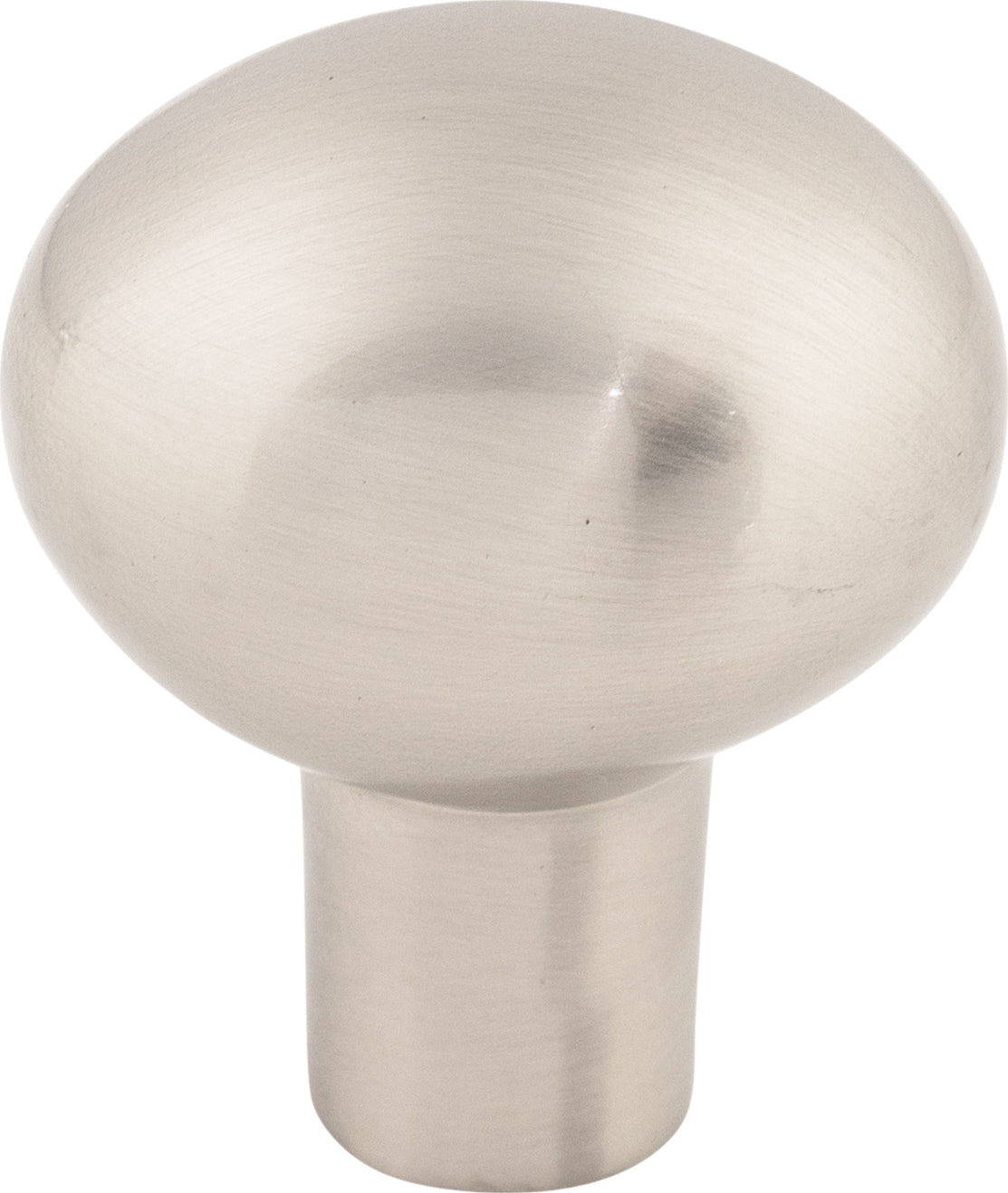 Top Knobs Aspen II Egg Series 1-3/16"L Egg Knob, Brushed Satin Nickel