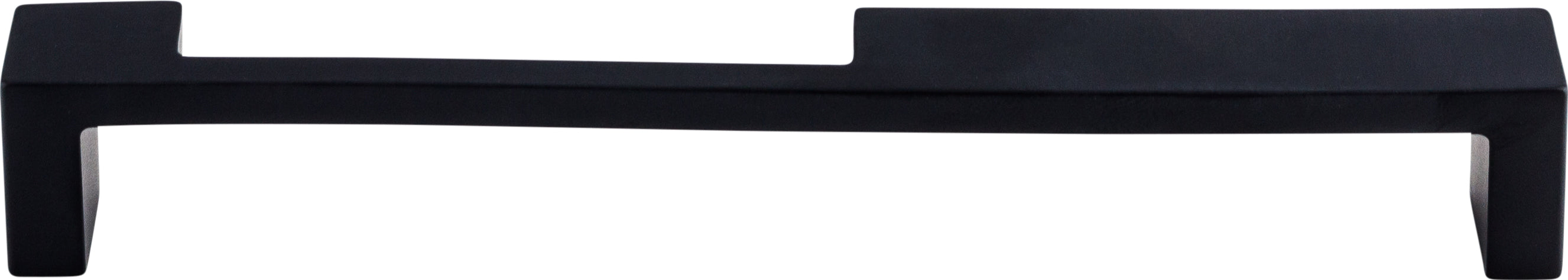 Top Knobs Modern Metro Series 7"(178mm) CC Notch Pull, Flat Black