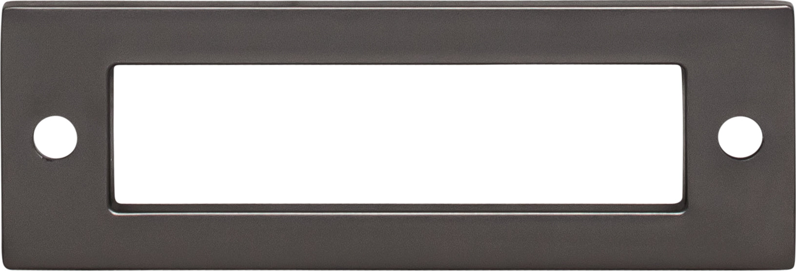Top Knobs Hollin Series 3"(76mm) CC Backplate, Ash Gray