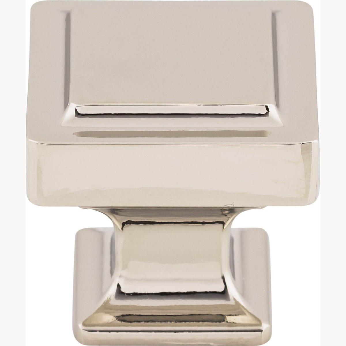 Top Knobs Ascendra Series 1-1/4"L Knob, Polished Nickel