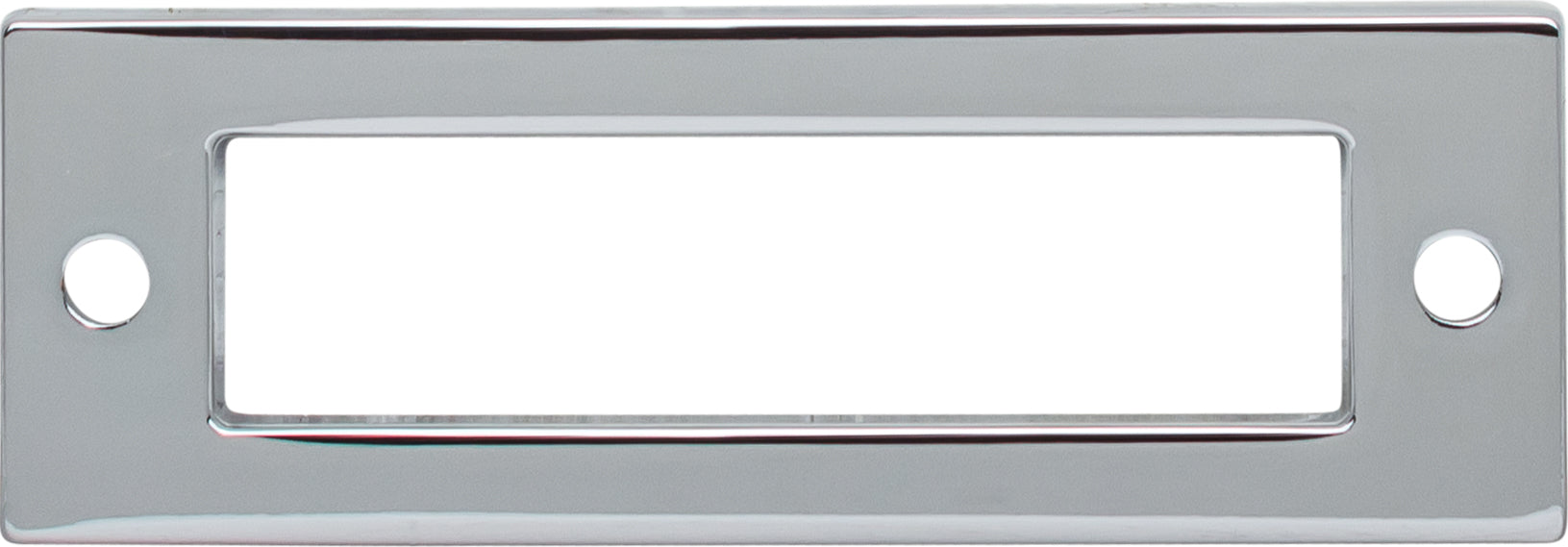 Top Knobs Hollin Series 3"(76mm) CC Backplate, Polished Chrome