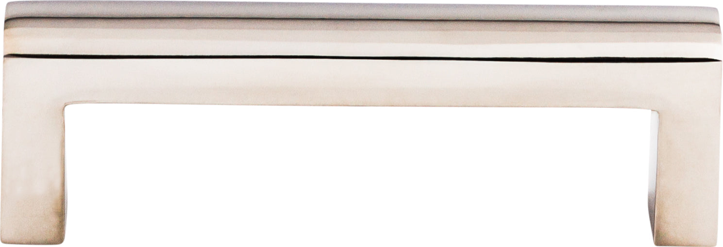 Top Knobs Ashmore Series 3-3/4"(95mm) CC Pull, Polished Stainless Steel