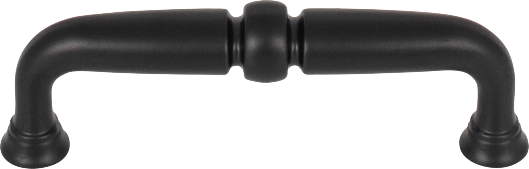 Top Knobs Henderson Series 3-3/4"(95mm) CC Pull, Flat Black