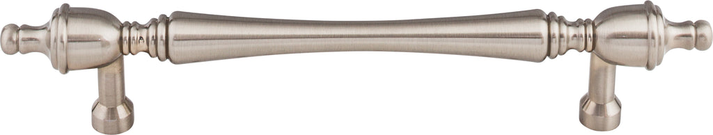 Top Knobs Somerset Finial Series 7"(178mm) CC Pull, Brushed Satin Nickel